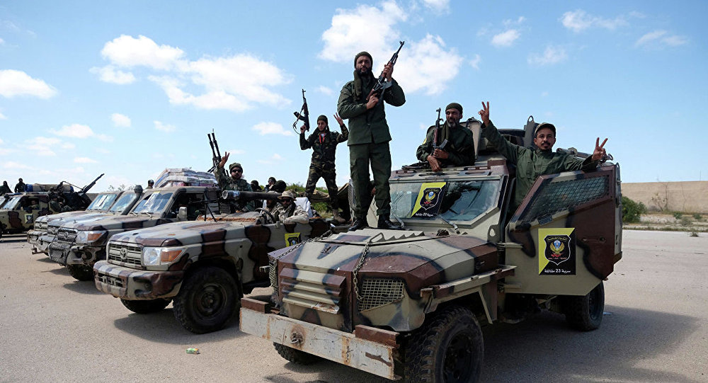 利比亞國民軍宣佈停止在該國西部的軍事行動