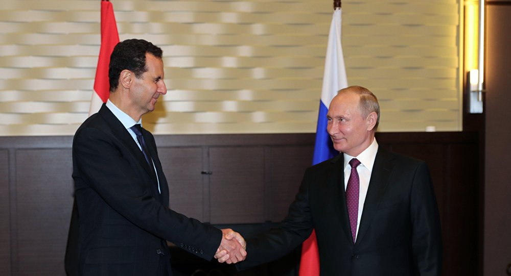 克宮：普京抵達大馬士革與敘總統阿薩德舉行會晤